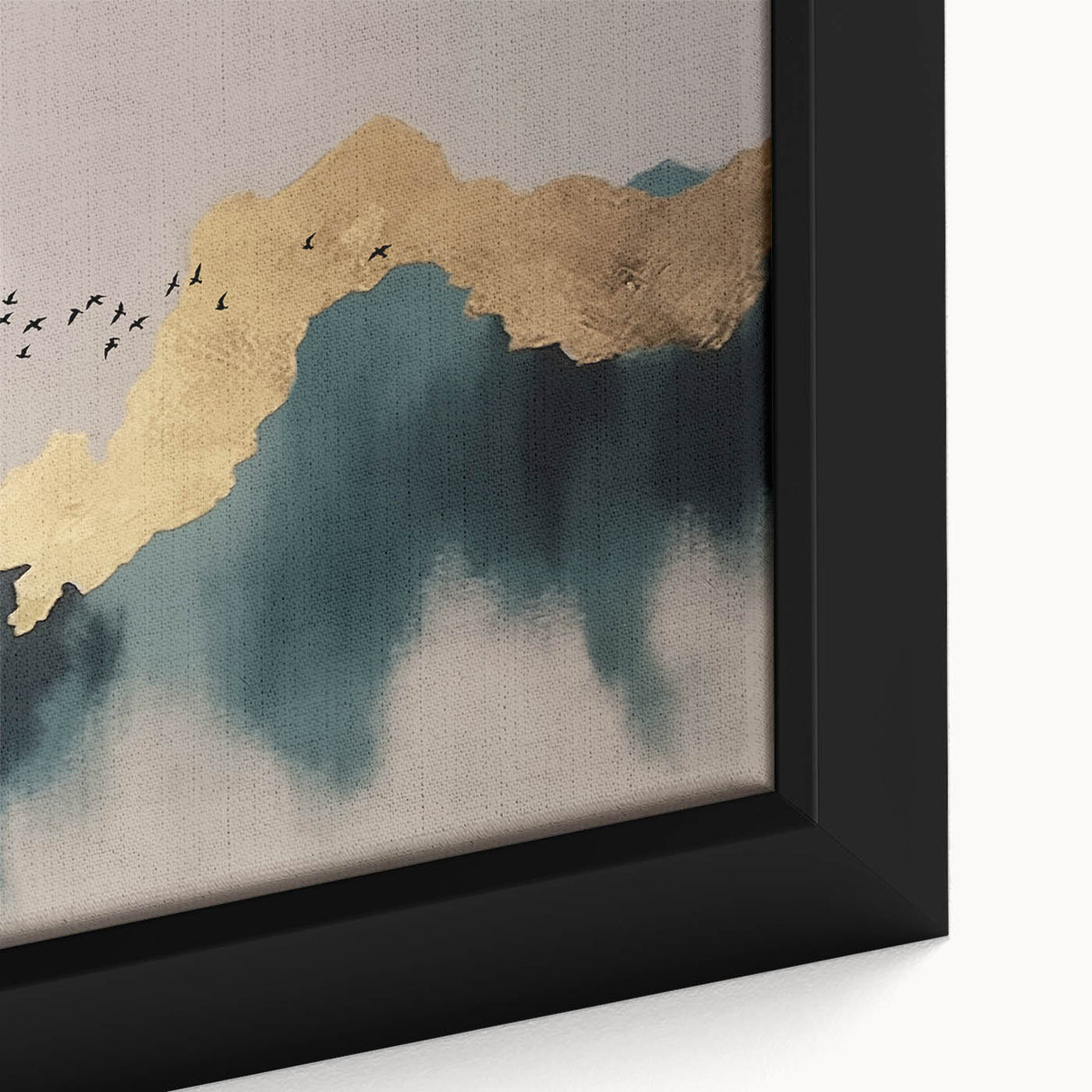 Abstract wall art featuring vibrant colors and geometric patterns, showcasing a dynamic blend of shapes and textures, perfect for modern home decor.