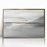 Colorful abstract wall art print showcasing vibrant shapes and curves in a modern design, perfect for contemporary home decor.