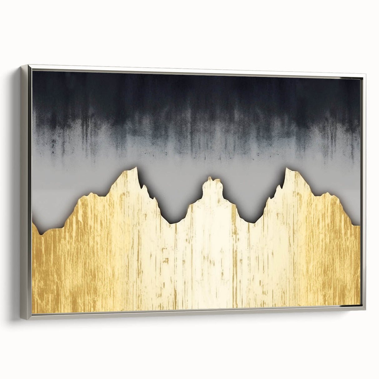 Colorful abstract wall art print showcasing vibrant geometric shapes and fluid patterns, ideal for modern home decor or office aesthetics.