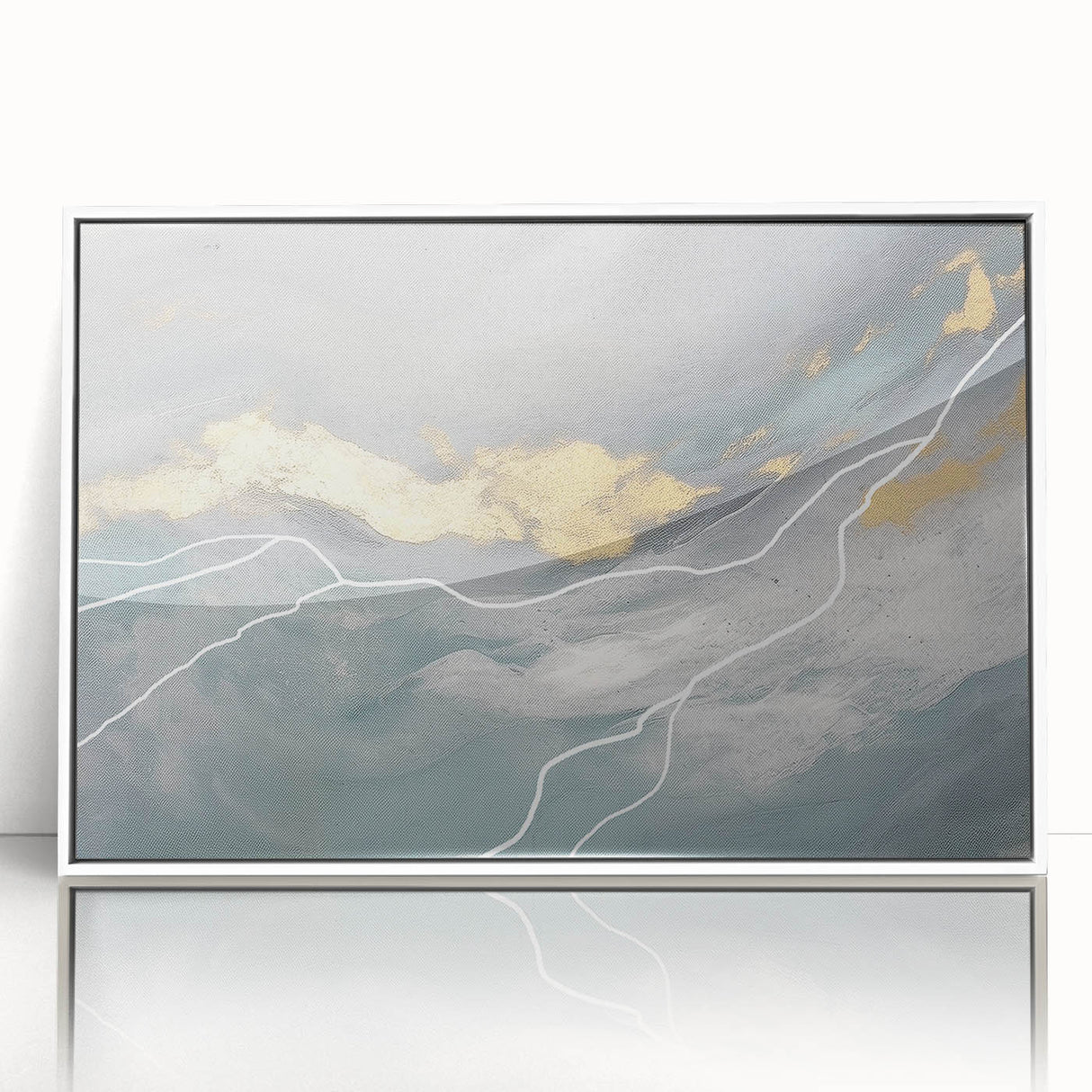 Vibrant abstract wall art canvas print showcasing bold colors and dynamic shapes, perfect for modern decor and artistic expression.