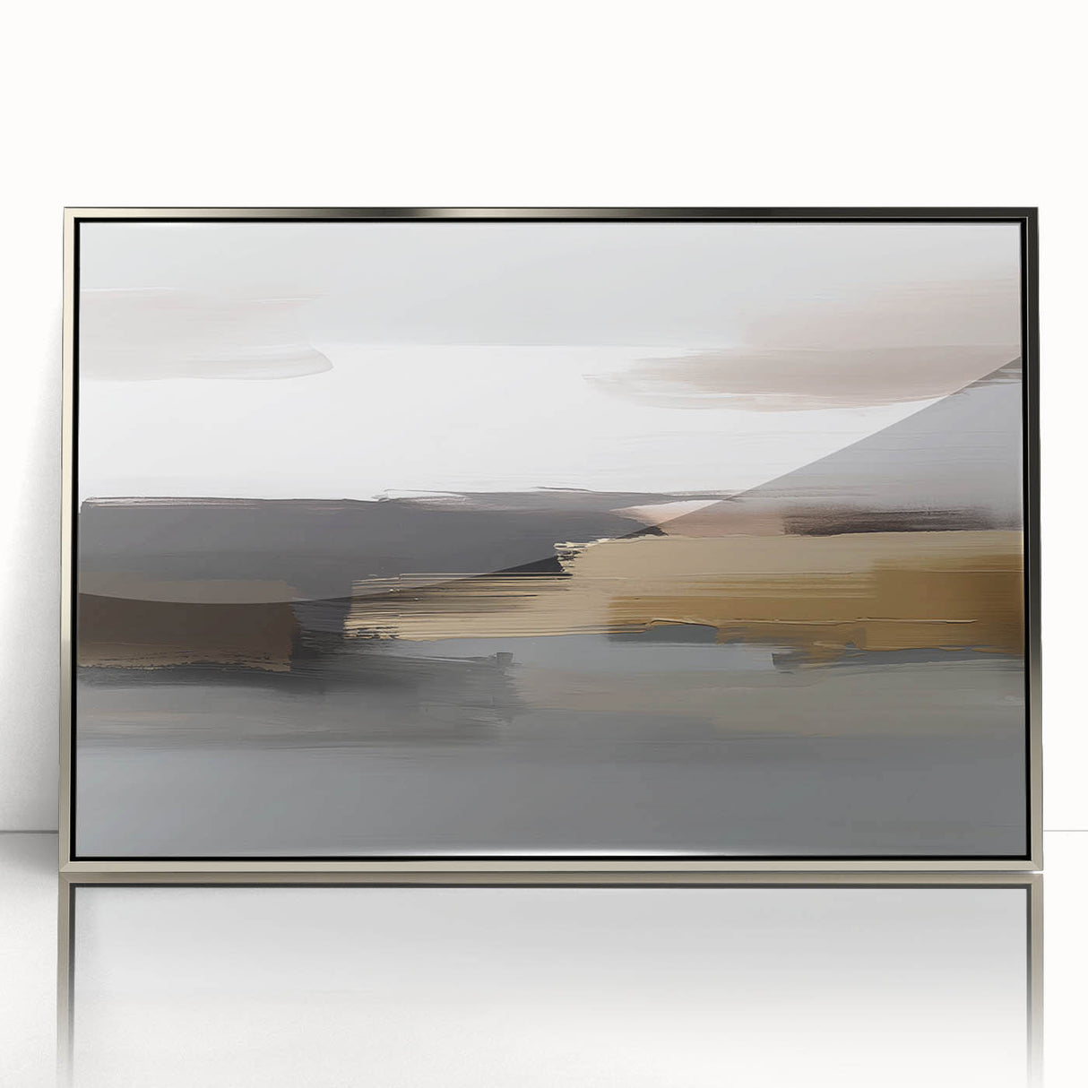 Abstract wall art canvas showcasing vibrant colors and organic shapes, designed to enhance modern decor, presented in a protective tube.