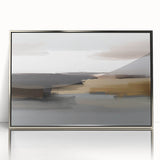 Abstract wall art canvas showcasing vibrant colors and organic shapes, designed to enhance modern decor, presented in a protective tube.