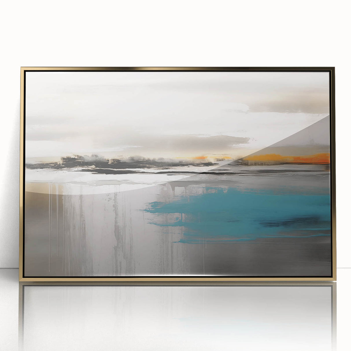 Vibrant abstract wall art canvas print showcasing bold colors and dynamic shapes, ideal for modern home decor and artistic expression.