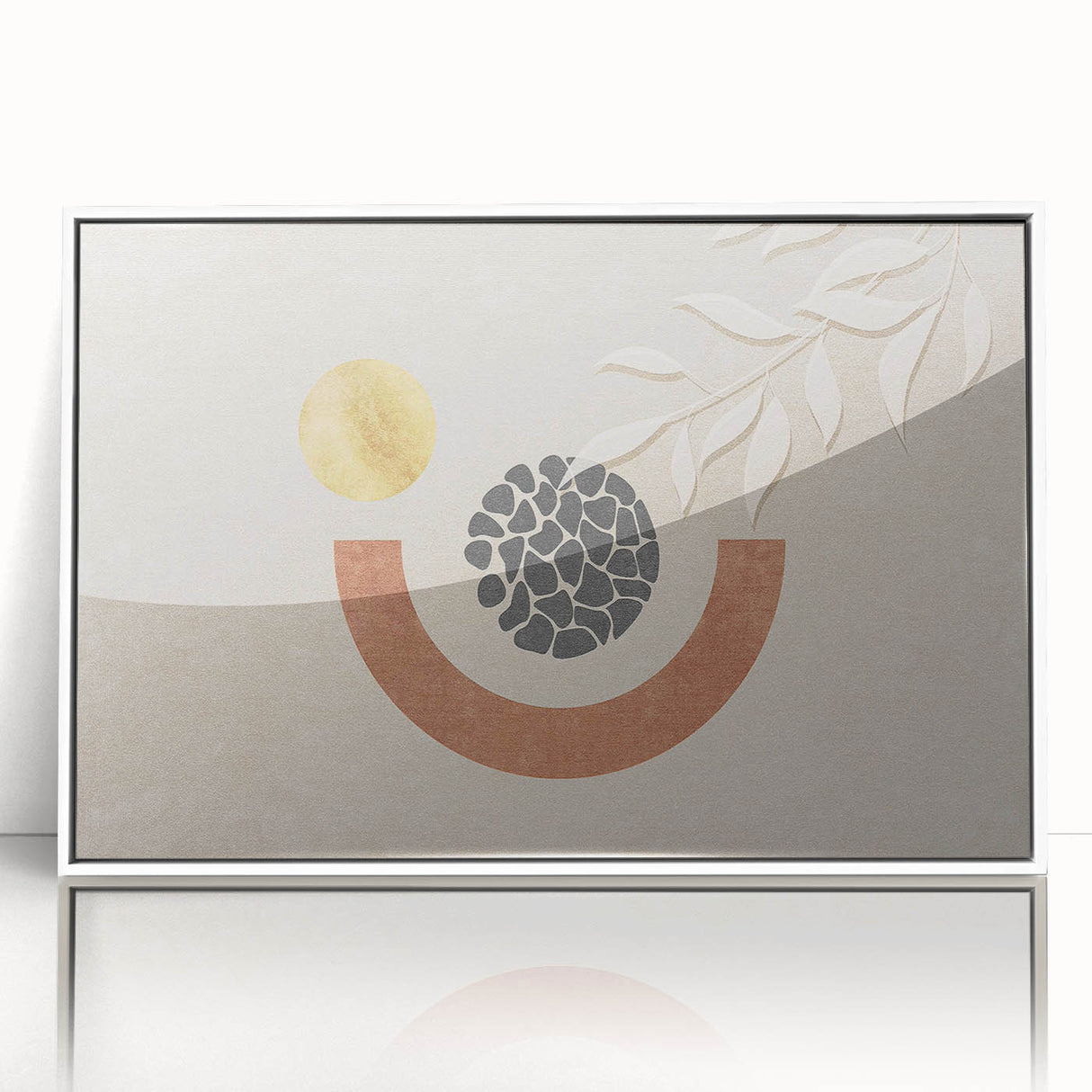 Vibrant abstract wall art canvas print showcasing dynamic colors and bold shapes, perfect for modern home decor and artistic expression.