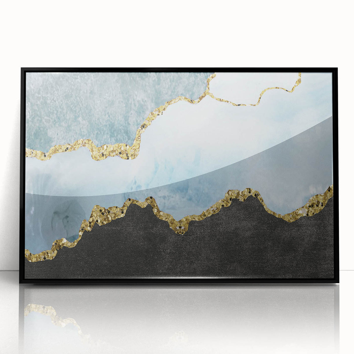 Abstract wall art canvas print showcasing vibrant colors and dynamic shapes, ideal for modern home decor and artistic expression.