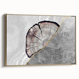 Abstract wall art canvas print featuring vibrant colors and geometric shapes, ideal for modern home decor or office aesthetics, rolled for easy framing.