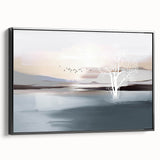 Vibrant abstract wall art canvas showcasing bold colors and dynamic shapes, perfect for adding a modern touch to any living space.