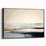 Abstract wall art canvas print showcasing vibrant colors and fluid shapes, ideal for modern home decor or office spaces, enhancing artistic flair.