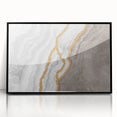 Abstract wall art canvas showcasing vibrant colors and geometric shapes, ideal for modern decor, presented in a protective cardboard tube.