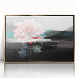 Abstract canvas artwork showcasing vibrant colors and dynamic shapes, perfect for modern decor. Ideal for enhancing living spaces or offices.