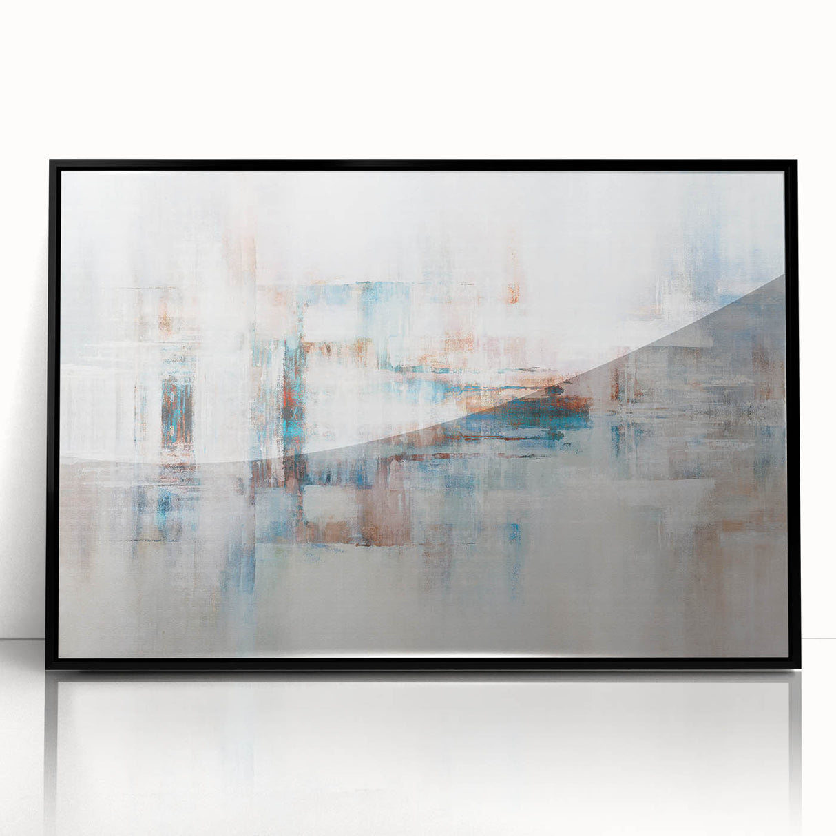 Vibrant abstract wall art canvas print showcasing bold colors and dynamic shapes, ideal for modern home decor and artistic statement pieces.