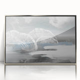 Abstract wall art canvas print showcasing vibrant geometric shapes in bold colors, designed to add a modern touch to any interior space, elegantly displayed in a protective cardboard tube.