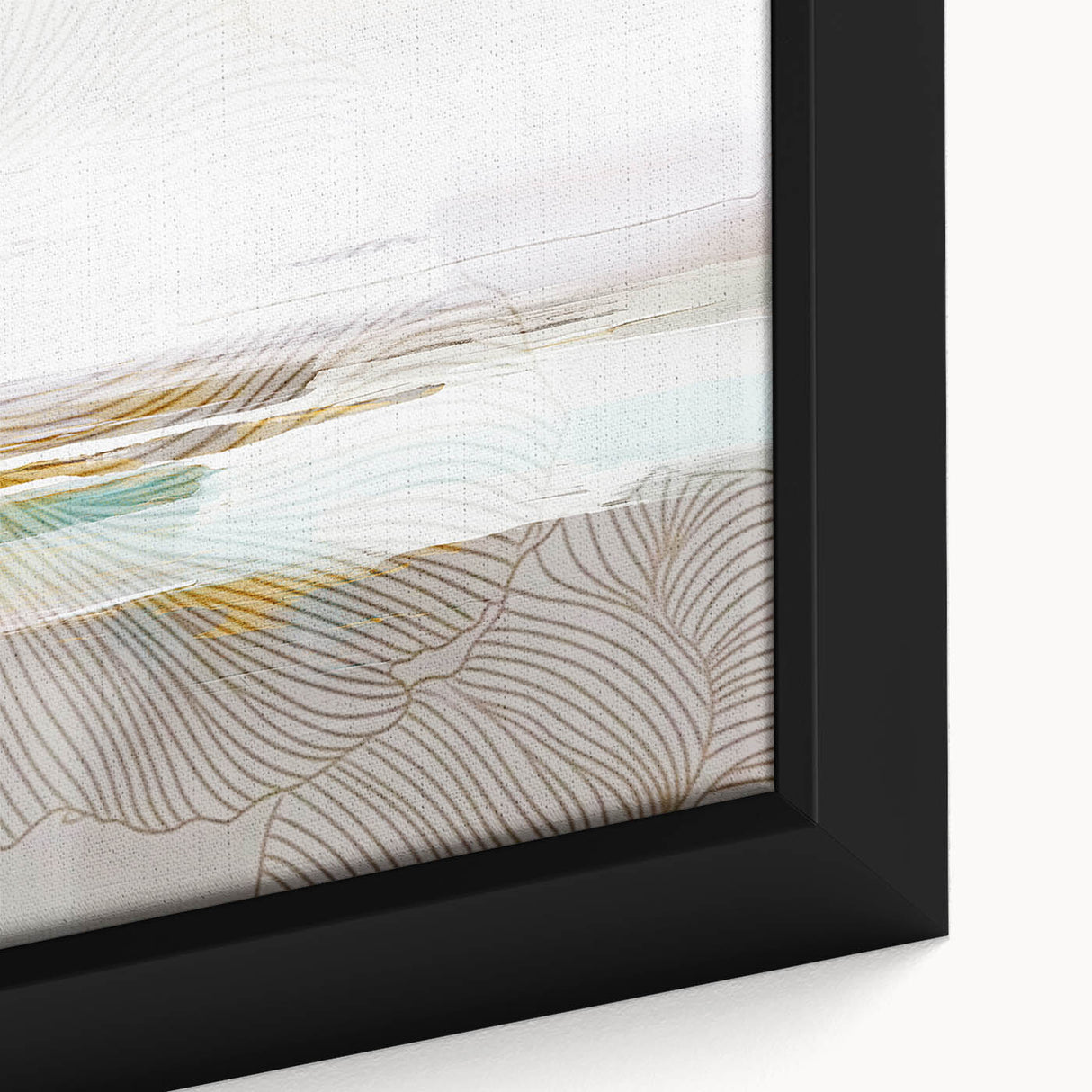 Abstract wall art canvas print in vibrant colors, showcasing fluid shapes and dynamic patterns, perfect for modern home decor.
