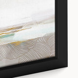 Abstract wall art canvas print in vibrant colors, showcasing fluid shapes and dynamic patterns, perfect for modern home decor.