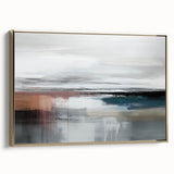 Abstract canvas artwork showcasing vibrant colors and geometric shapes, ideal for modern home decor, enhancing any living space's aesthetic.
