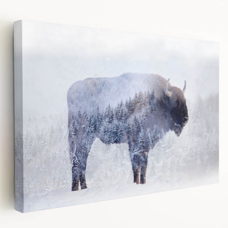 Colorful and vibrant animal-themed canvas print showcasing a majestic lion in a lush jungle setting, ideal for home decor and wildlife enthusiasts.