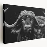 Vibrant rolled canvas showcasing a colorful African animal design with intricate patterns, securely packaged in a durable cardboard tube for safe shipping.