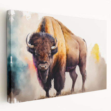 Colorful animal illustration showcasing a vibrant jungle scene with various wildlife, perfect for children's room decor or nature-themed spaces. The detailed artwork emphasizes the beauty of the animal kingdom and adds a playful touch to any interior.