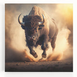 Vibrant animal-themed canvas art print showcasing a colorful depiction of wildlife, ideal for home decor or nature enthusiasts, rolled and ready for framing.