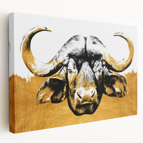 Colorful, handcrafted African tribal wall art canvas print showcasing intricate animal motifs and vibrant patterns, rolled for easy storage and display.