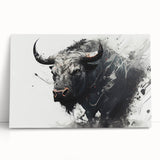 Vibrant animal-themed wall art canvas print showcasing a colorful abstract design of a lion, ideal for modern home decor. Perfect for animal lovers and art enthusiasts.