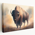 Vibrant animal-themed canvas print showcasing colorful abstract designs of wildlife, perfect for home decor, featuring intricate details and rich hues.