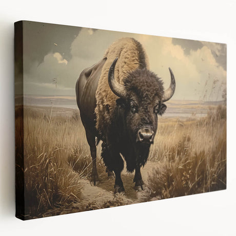 Vibrant wildlife-themed canvas art showcasing a colorful abstract design of a lion's face, ideal for home decor or animal lovers. Textured finish enhances visual appeal.
