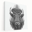Vibrant wall art canvas depicting a colorful abstract animal design, showcasing intricate patterns and textures, ideal for enhancing modern home decor.