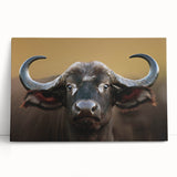 Vibrant animal-themed canvas art print showcasing a colorful depiction of wildlife against a textured background, rolled in a protective cardboard tube for shipping.