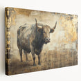 Colorful abstract painting of a vibrant animal design on canvas, showcasing intricate details and dynamic brush strokes, ideal for modern home decor.