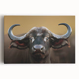 Colorful animal-themed canvas print showcasing a vibrant depiction of wildlife, featuring intricate details and textures, perfect for enhancing home decor.