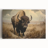 Colorful animal print canvas artwork showcasing a vibrant abstract design with intricate patterns, perfect for adding a bold statement to any modern home decor.
