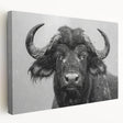 Colorful animal-themed canvas print showcasing a vibrant, abstract design of a lion and giraffe, ideal for adding a bold touch to home decor.