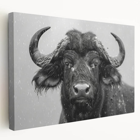 Colorful animal-themed canvas print showcasing a vibrant, abstract design of a lion and giraffe, ideal for adding a bold touch to home decor.