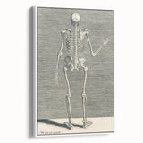 Vintage Gothic Skeleton Print - Classic Anatomical Gothic Wall Art