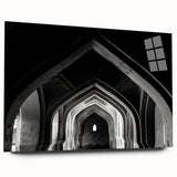 Large abstract wall art in blue and gray tones on canvas, suitable for bedroom or dining room decor.