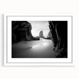 Extra large abstract art print in textured style with vibrant blue and gold hues on canvas, ideal for living room decor.