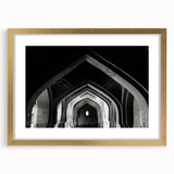 Abstract art print featuring swirling blue and gray tones on canvas, suitable for dining room or bedroom decor.