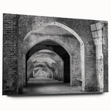 Large abstract wall art in muted gray and blue tones on canvas, ideal for bedroom or dining room decor.