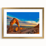 Abstract art print featuring swirling shades of blue and white on canvas, suitable for dining room or bedroom decor.