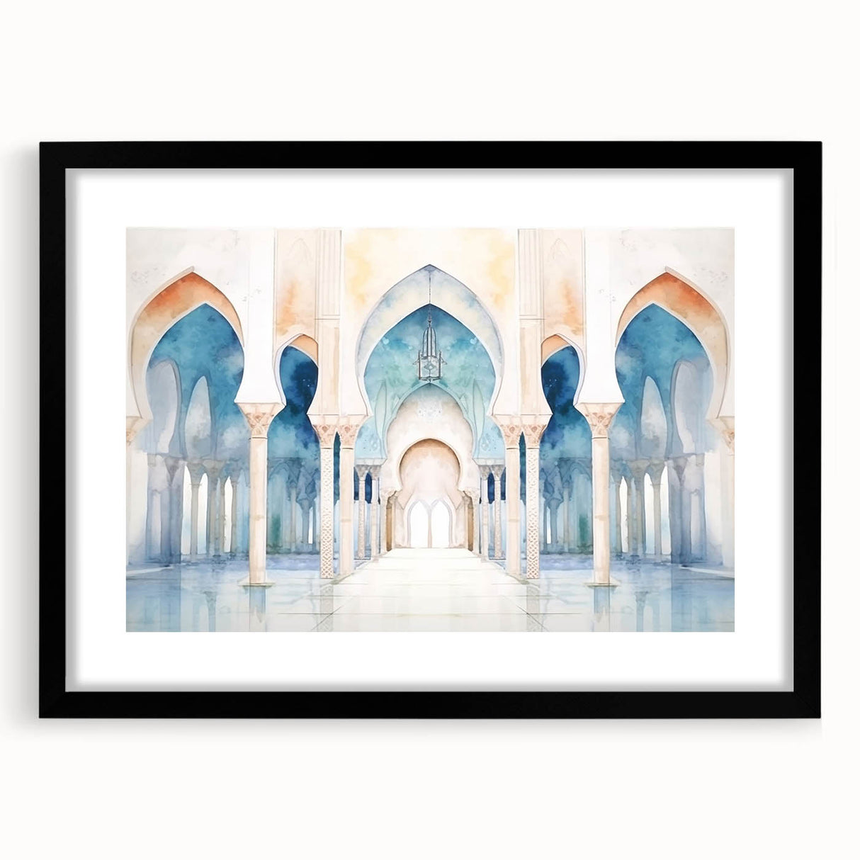 Abstract art print featuring textured swirls in a vibrant color palette on a large canvas, ideal for living room decor.