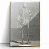 Vintage Gothic Skeleton Print - Classic Anatomical Gothic Wall Art