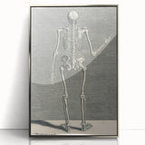 Vintage Gothic Skeleton Print - Classic Anatomical Gothic Wall Art
