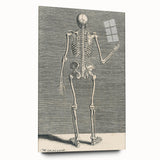 Vintage Gothic Skeleton Print - Classic Anatomical Gothic Wall Art