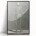 Vintage Gothic Skeleton Print - Classic Anatomical Gothic Wall Art