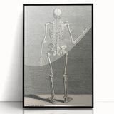 Vintage Gothic Skeleton Print - Classic Anatomical Gothic Wall Art