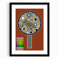 Black photo frame with a white mat, showcasing a blank space ready for artwork or photographs, set against a neutral background, ideal for home décor or gallery displays.