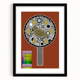 Black photo frame with a white mat, showcasing a blank space ready for artwork or photographs, set against a neutral background, ideal for home décor or gallery displays.