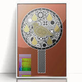 Framed acrylic artwork showcasing a minimalist white design, viewed from the front, perfect for modern home decor, emphasizing elegance and simplicity. Ideal for art lovers seeking contemporary style accents.