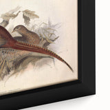 Close-up view of a framed canvas featuring vibrant African tribal art, showcasing intricate patterns and rich colors, ideal for home decor and cultural expression.